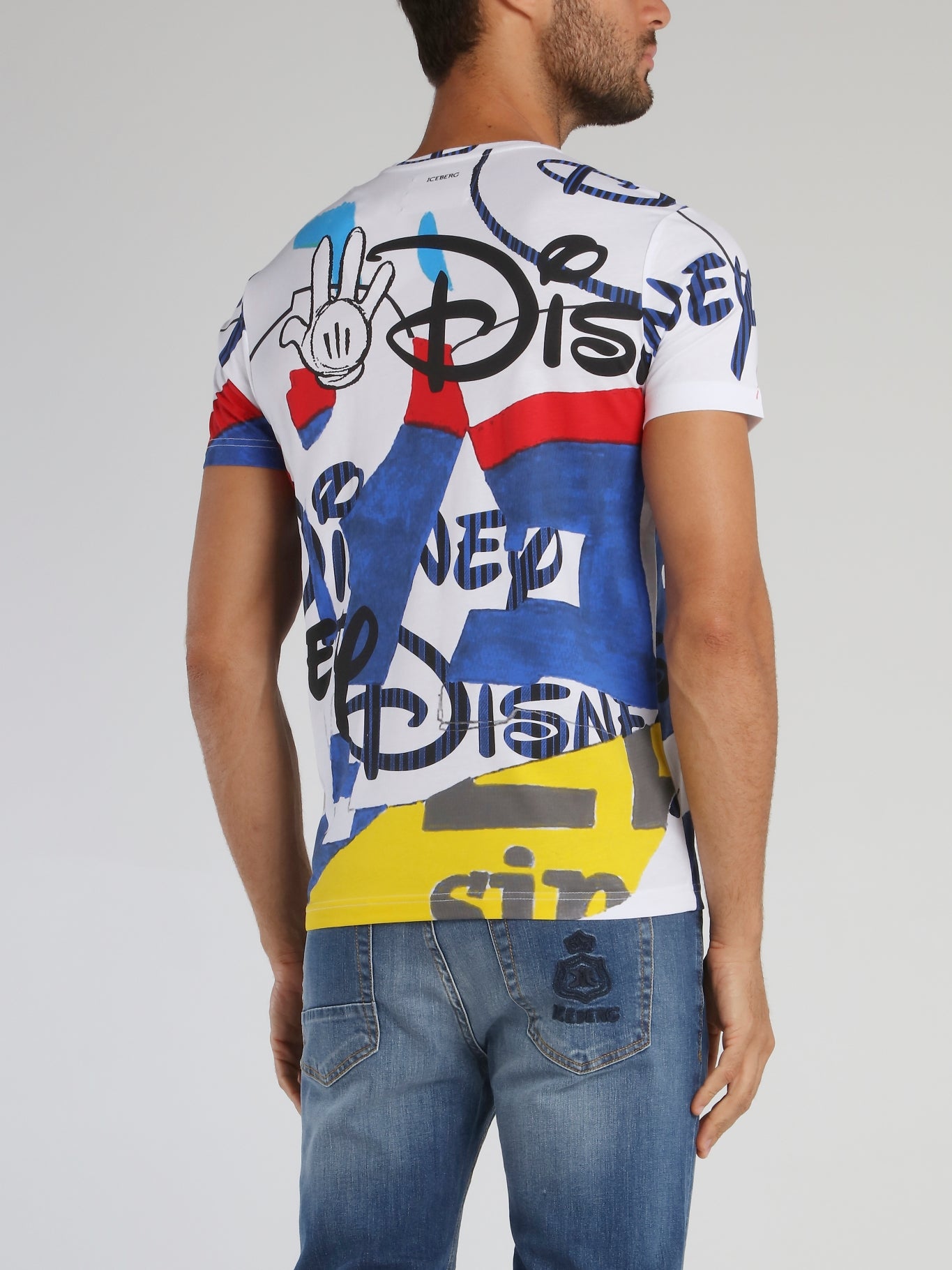 Disney Multicolour Abstract Print T-Shirt