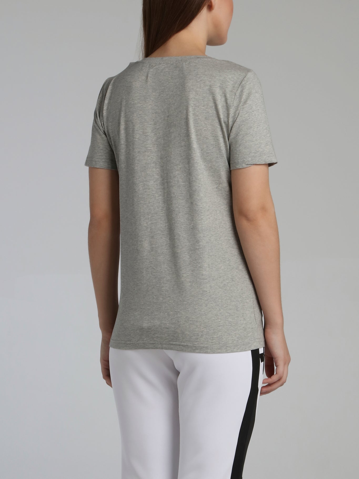 Grey Core 3D Rubber Patch T-Shirt