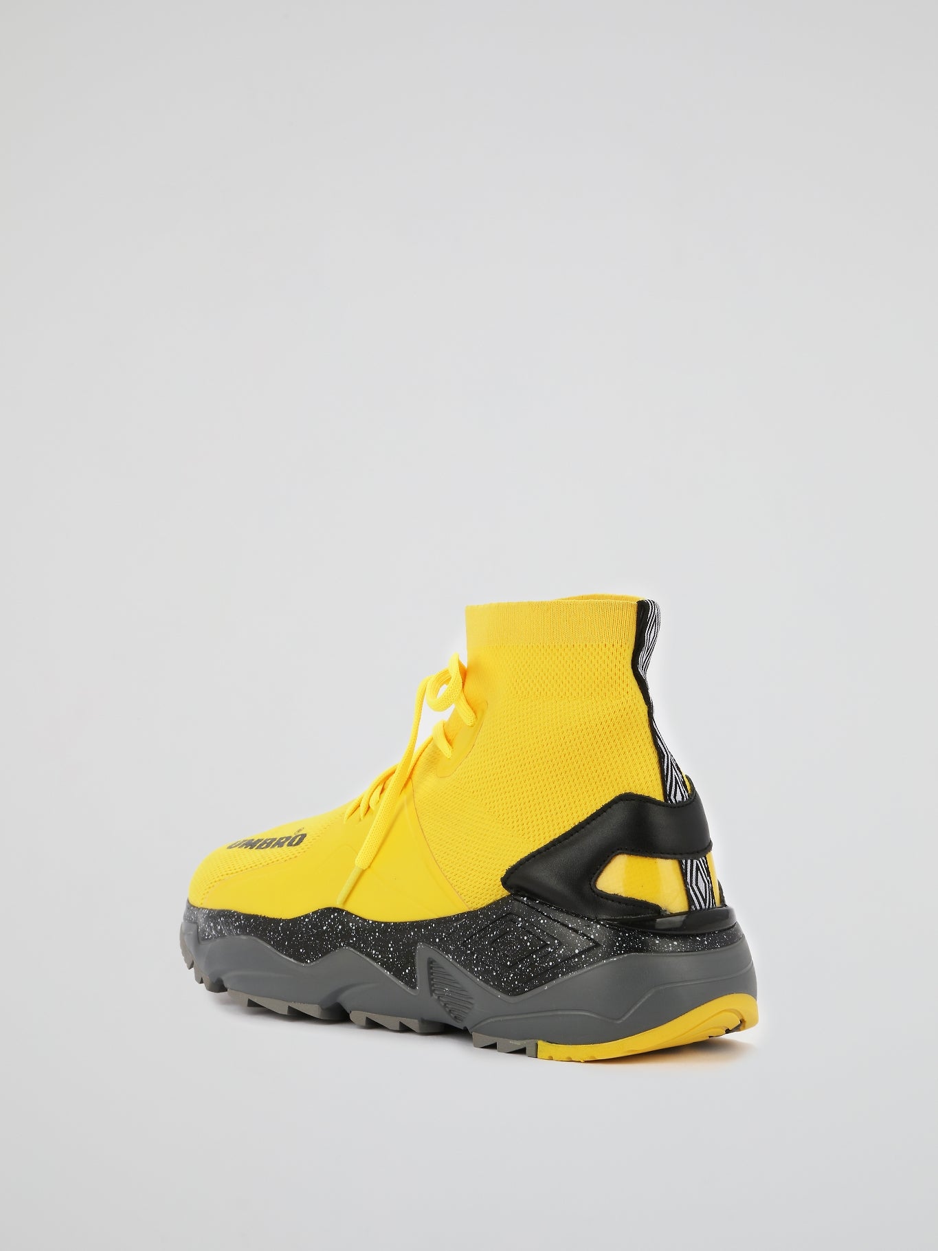 Yellow Runner Future Sock Sneakers