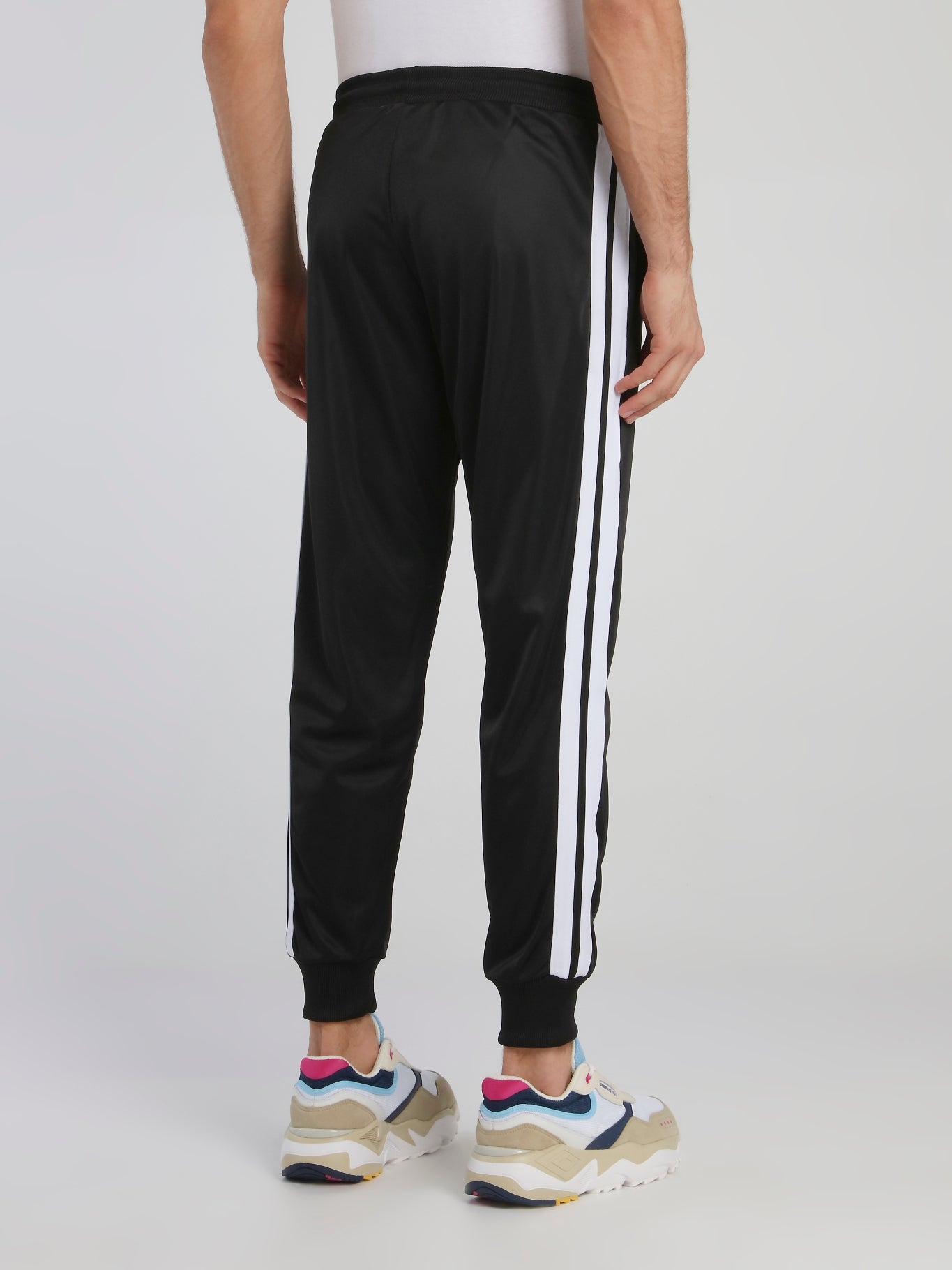 Black Contrast Side Stripe Sweatpants