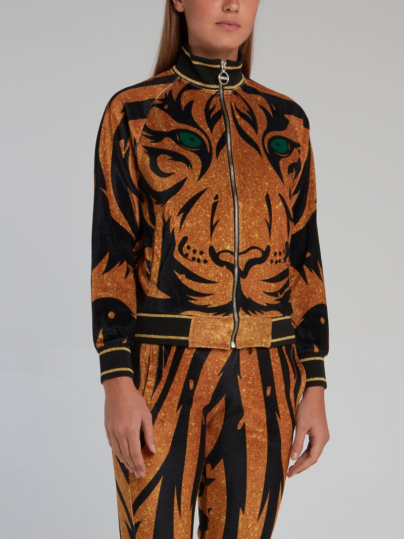 Gold Tiger Chenille Sweatshirt