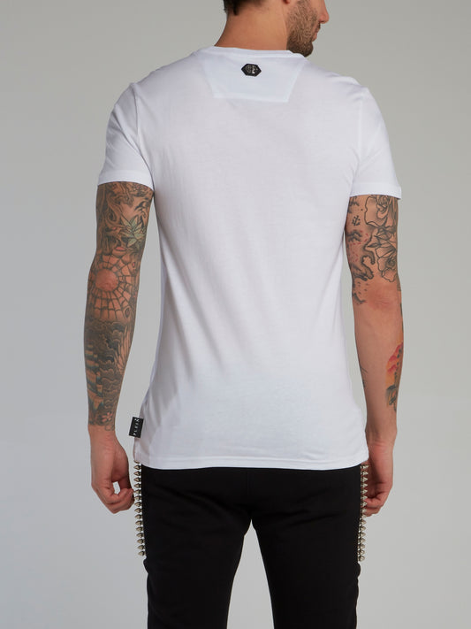 White Contrast Classic Logo T-Shirt