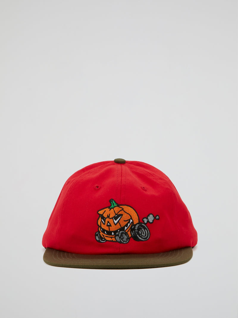 Red Pumpkin 6-Panel Cap