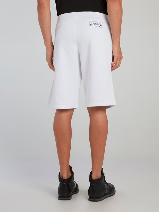 Looney Tunes White Contrast Shorts
