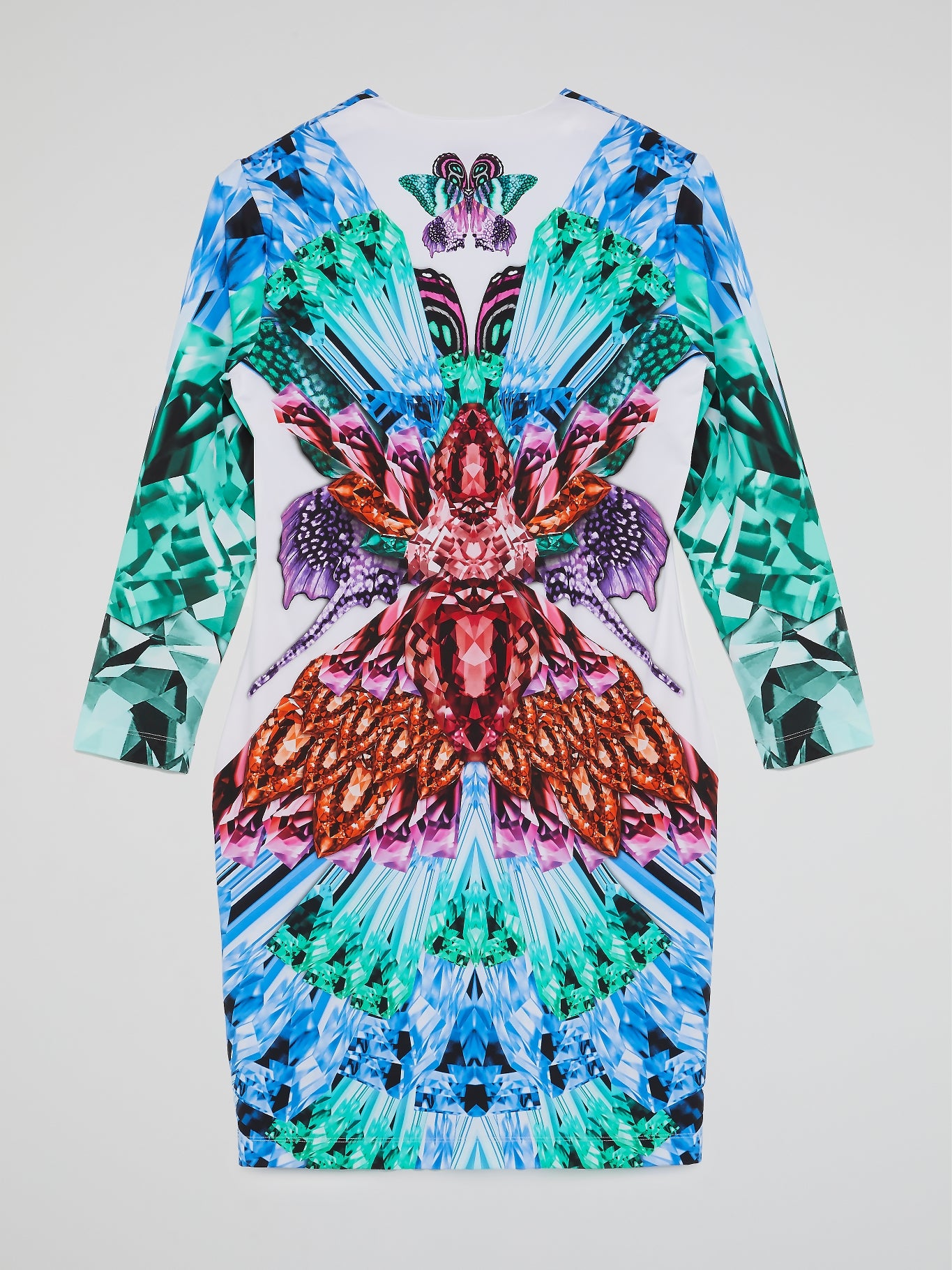 Butterfly Effect V-Neck Dress