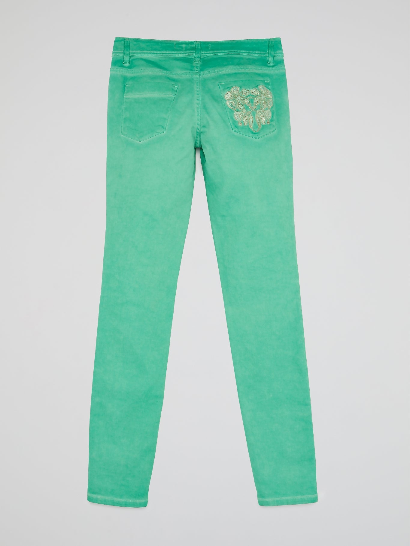 Green Slim Fit Jeans