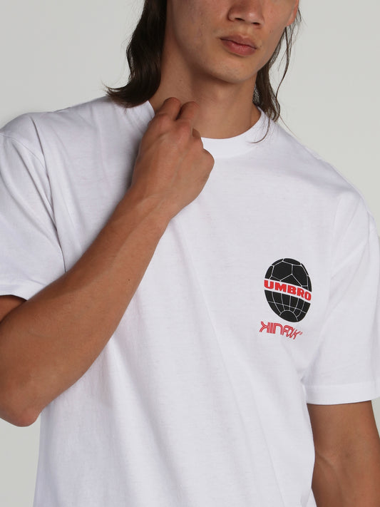 Kinfolk x Umbro White Globe T-Shirt