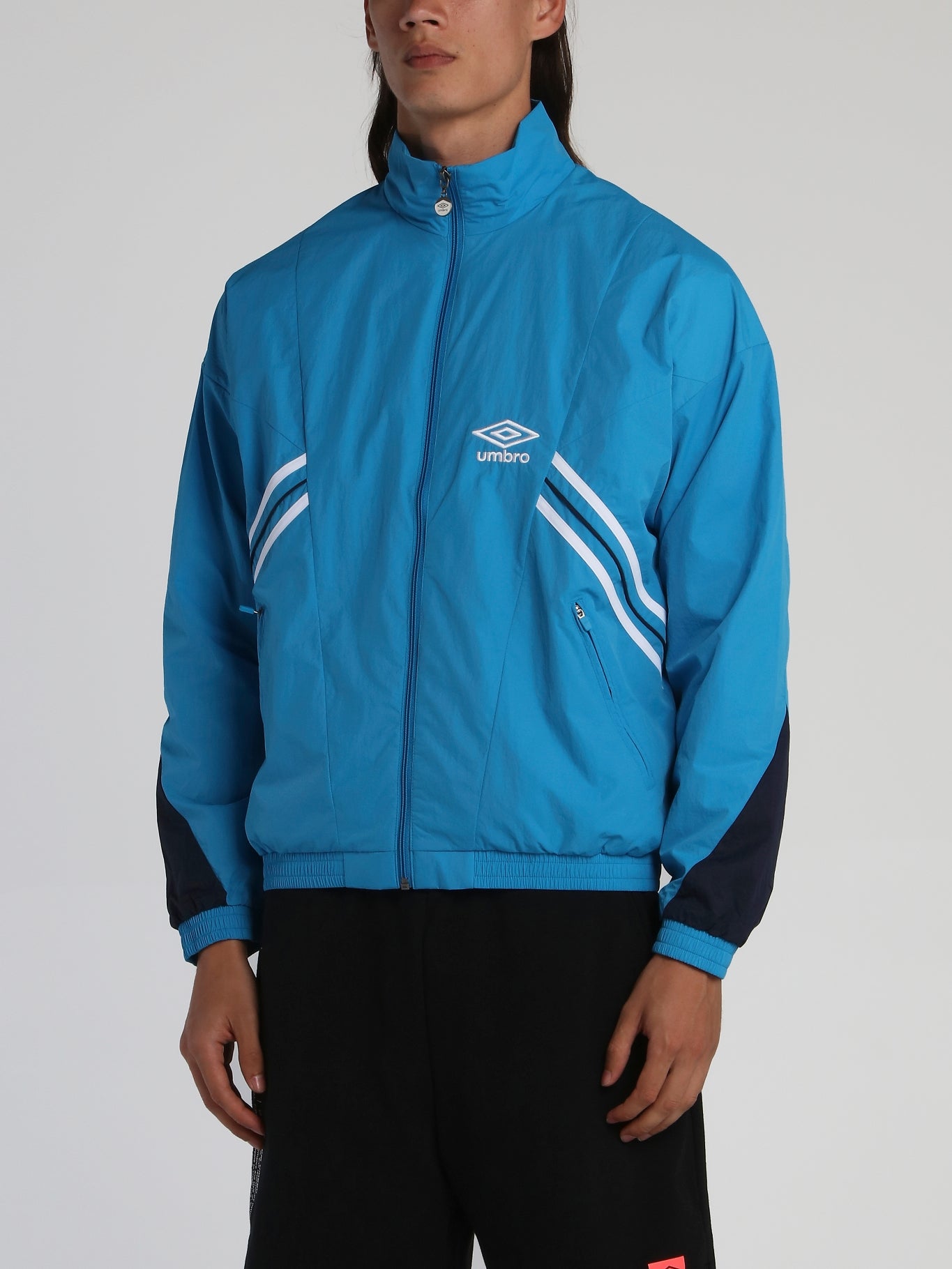 Blue Retro Windbreaker