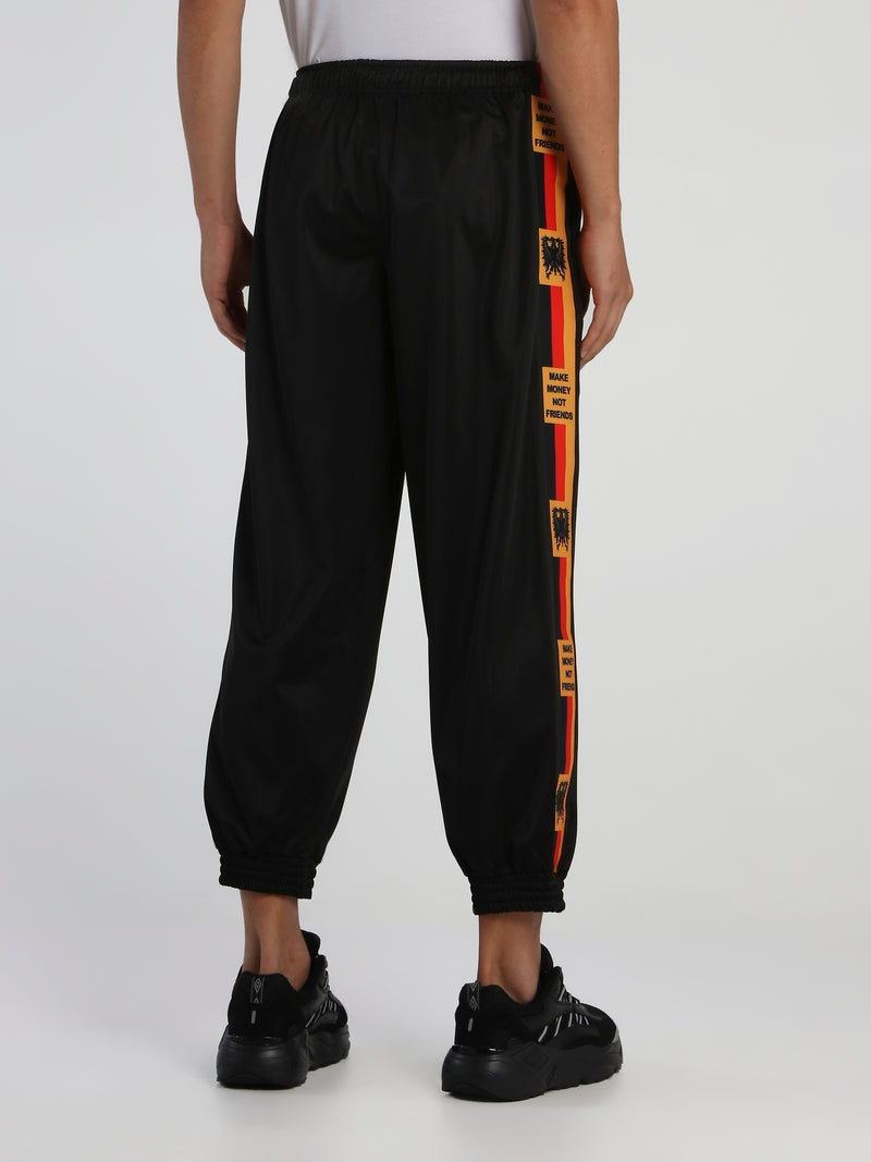 Black Germany Crest Track Trousers