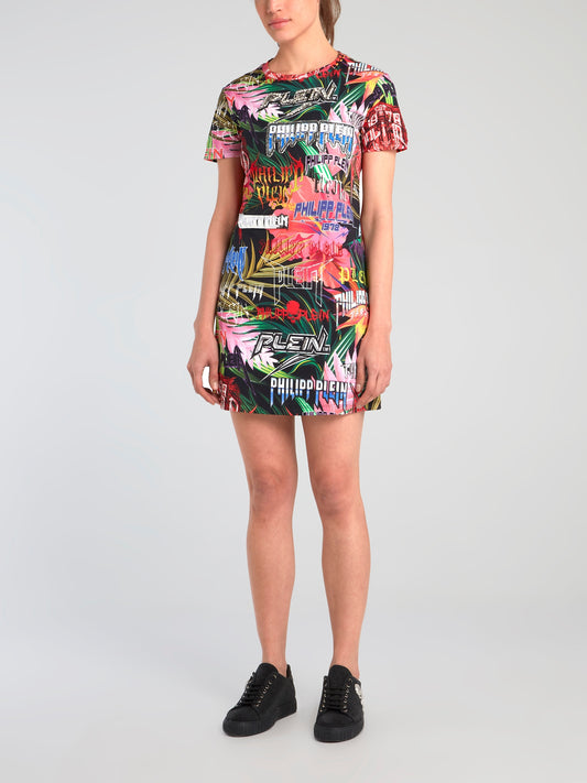 Jungle Rock Graphic T-Shirt Dress