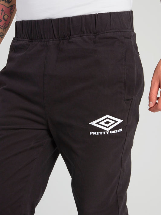 Pretty Green x Umbro Black Drill Pants