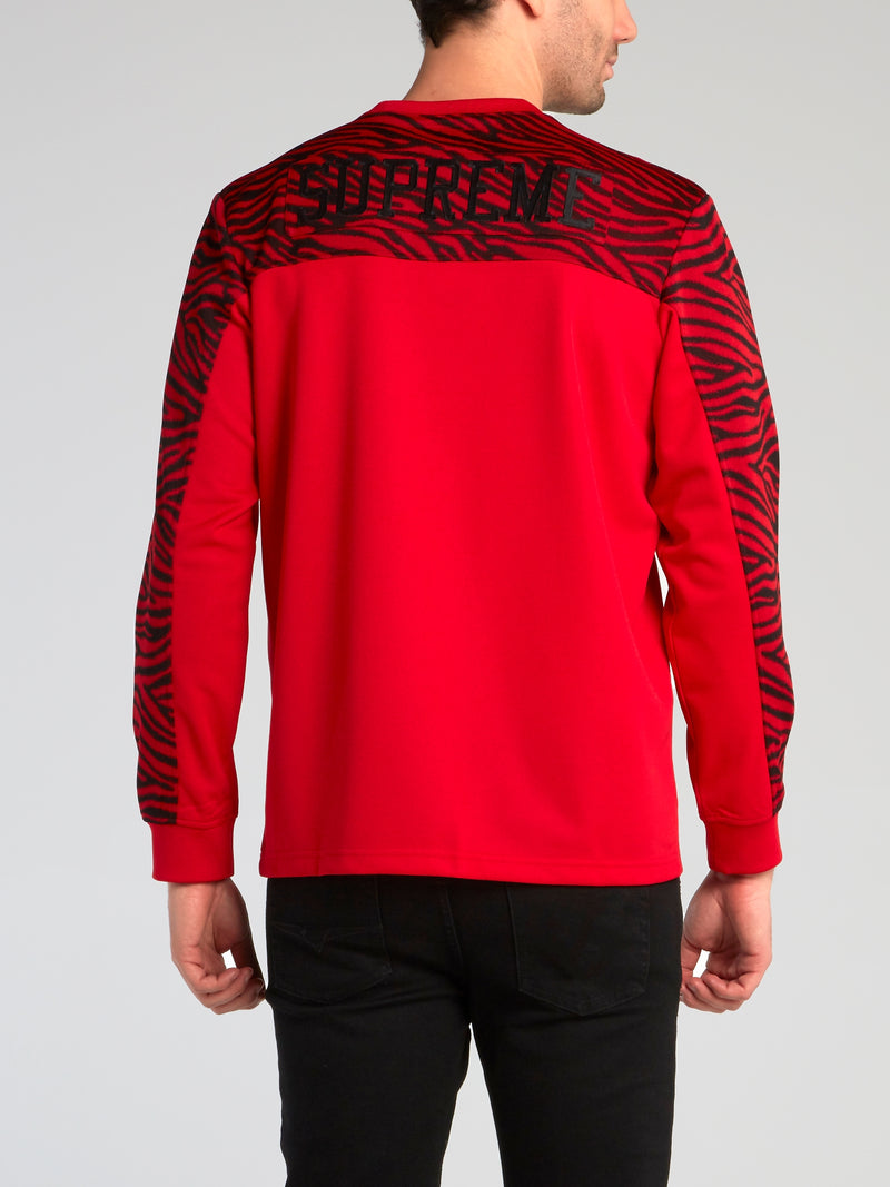 Red Zebra L/S Sweatshirt