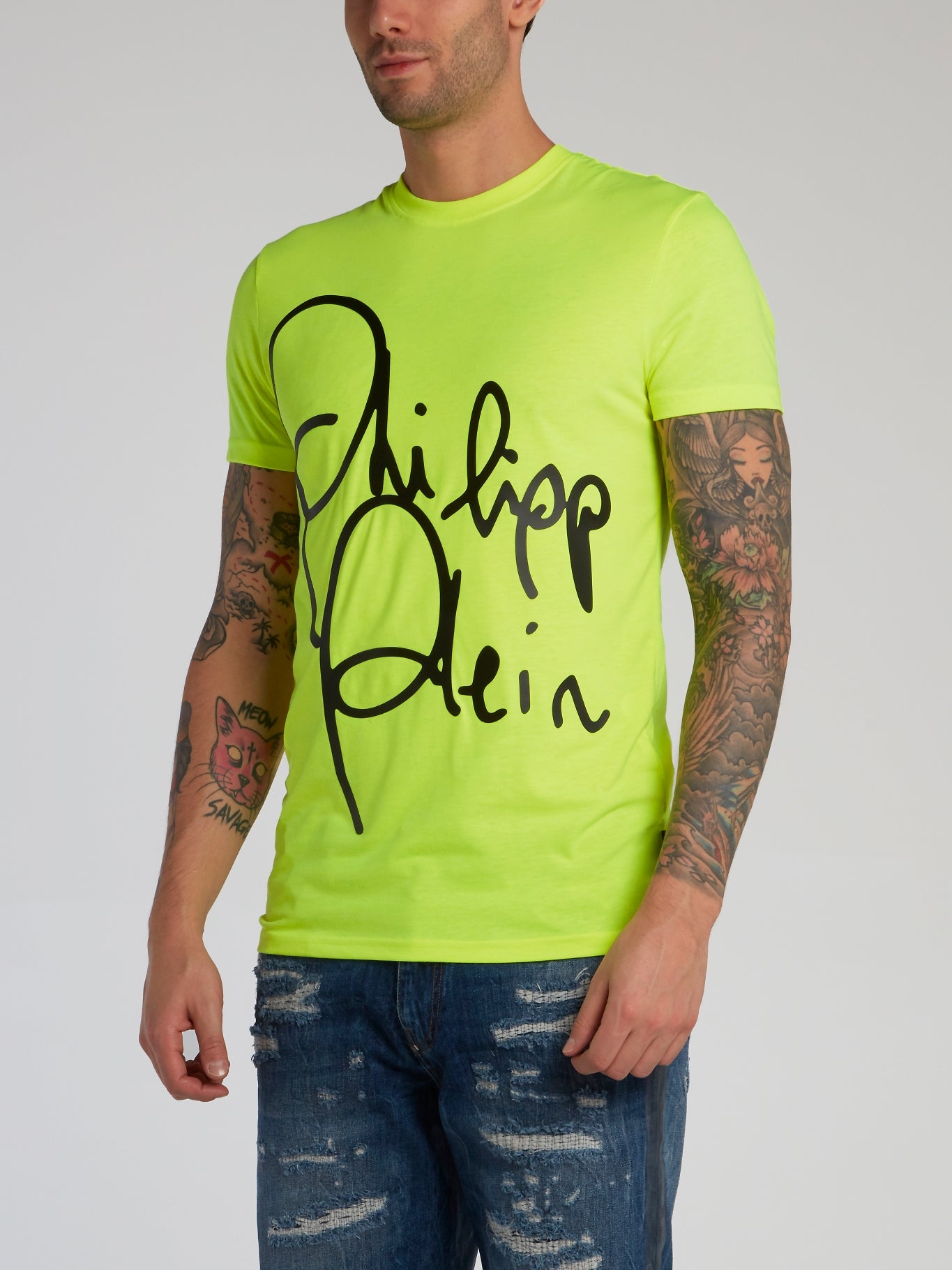 Neon Signature Print T-Shirt