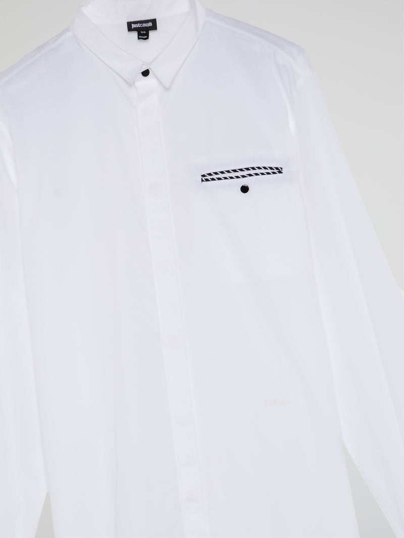 White Classic Button Up Shirt