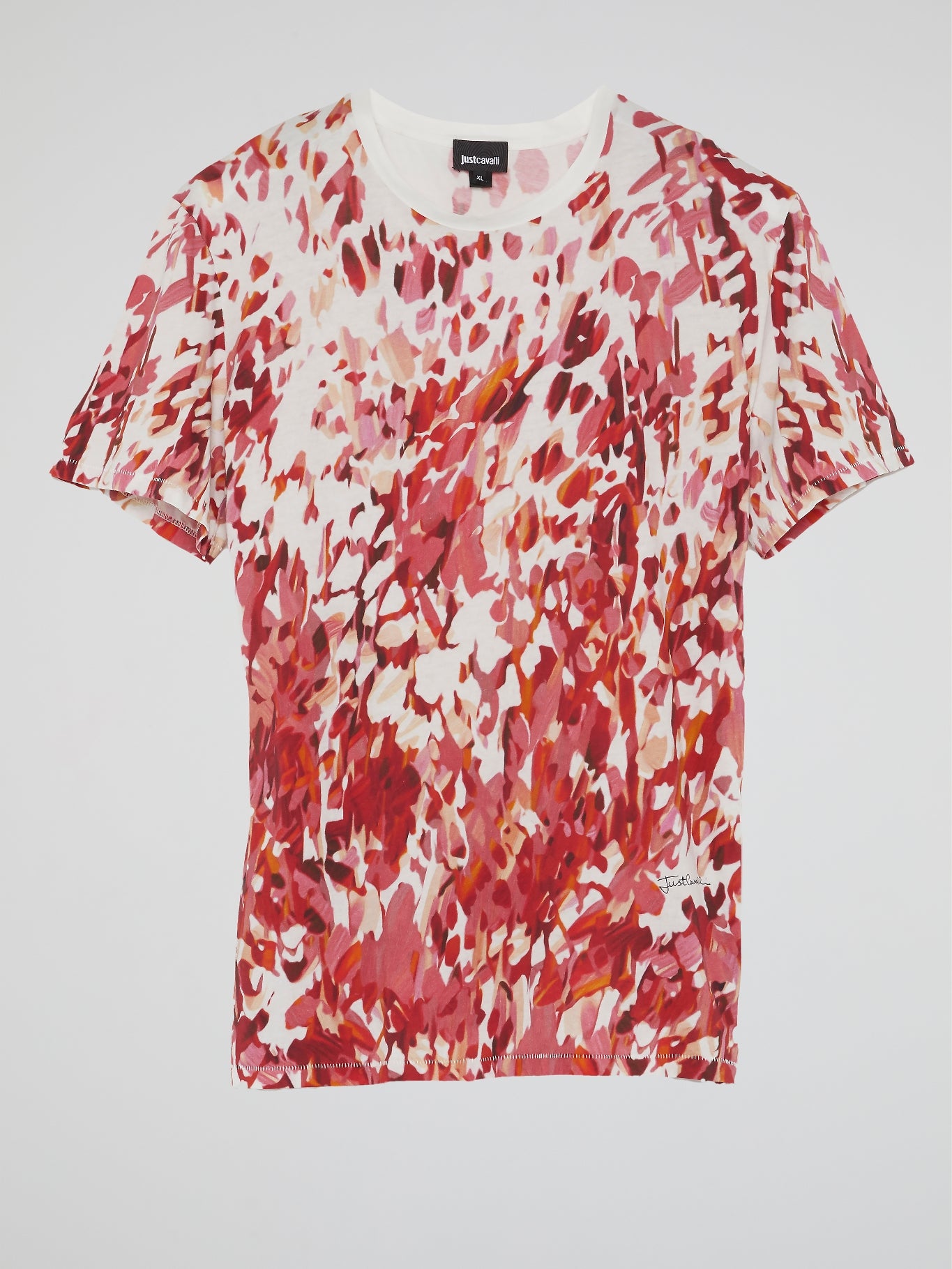 Red Abstract Print T-Shirt