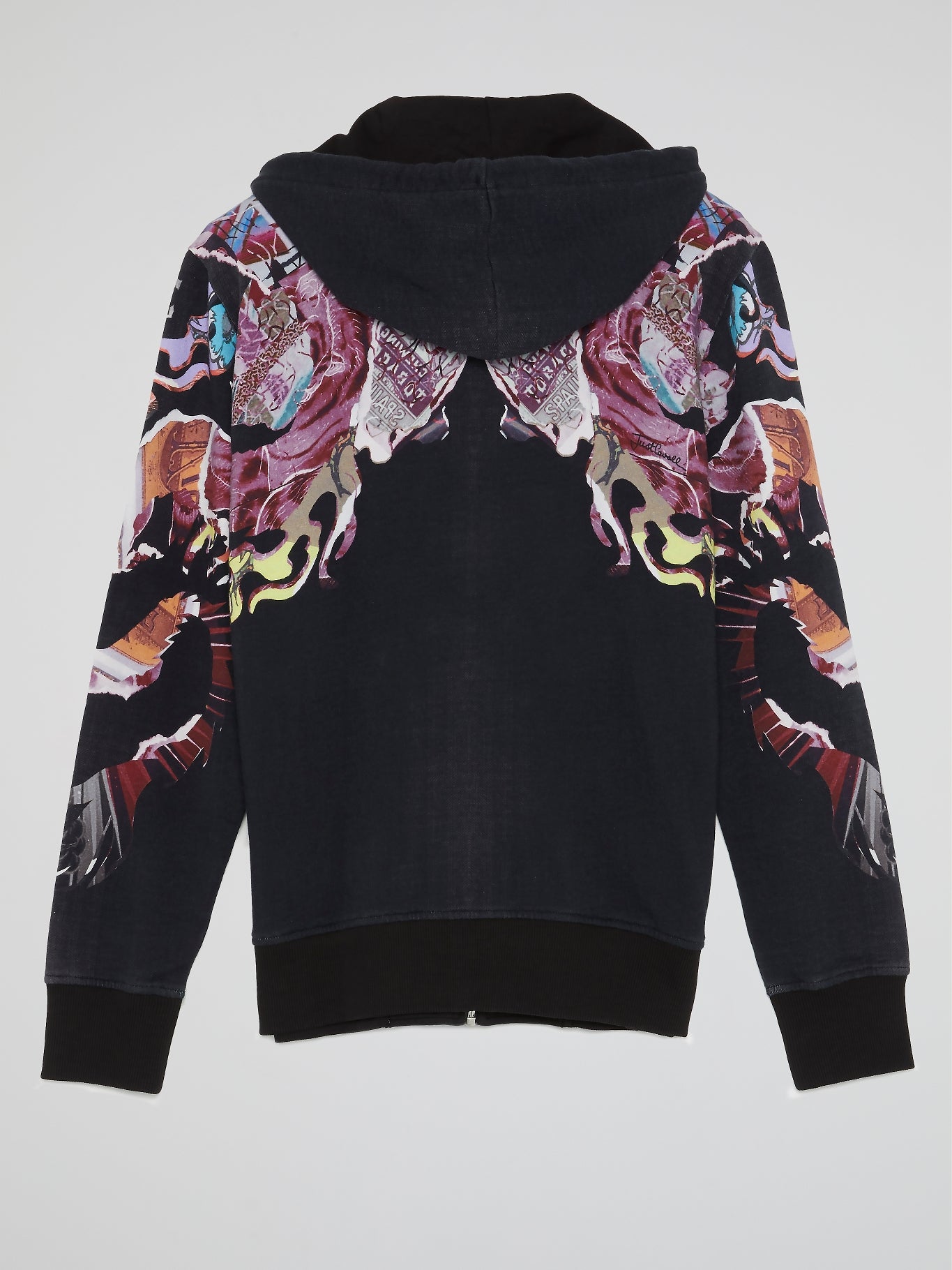 Black Dragon Print Sweatshirt