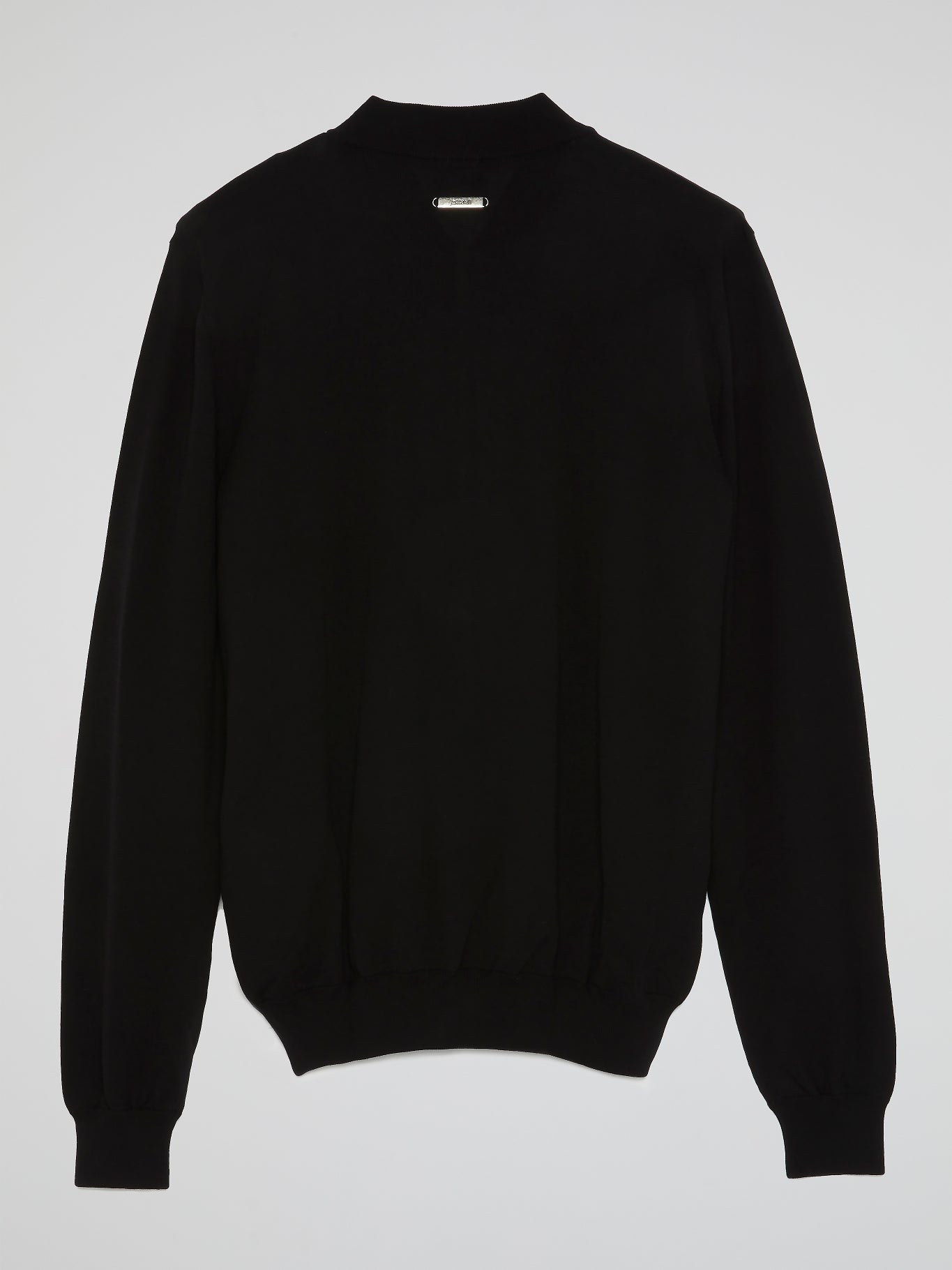 Black Printed Zip Up Sweatshirt