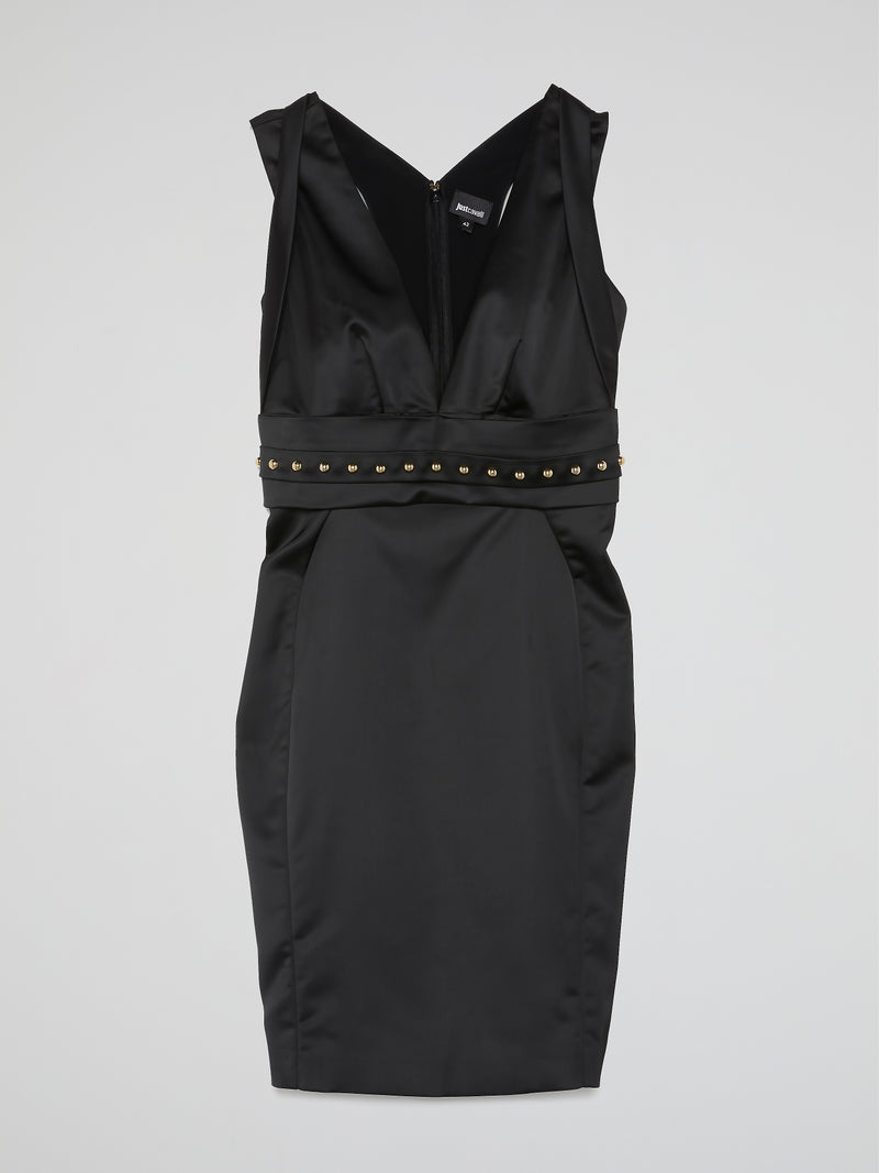 Black Plunge Mini Dress Maison-B-More Global Store Black Plunge Mini Dress Maison-B-More Global Store