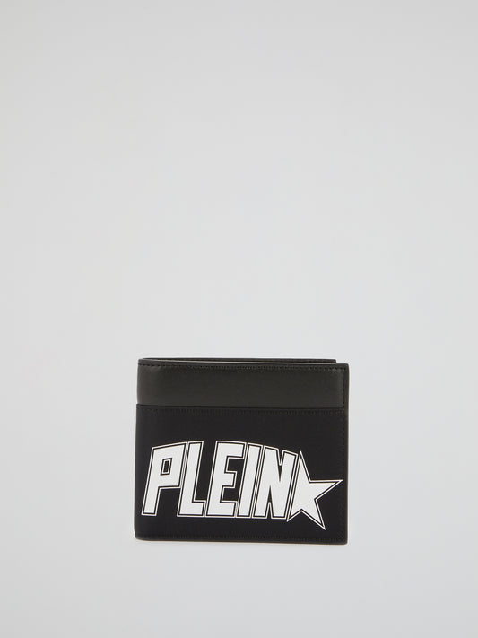 Plein Star Black Logo Wallet