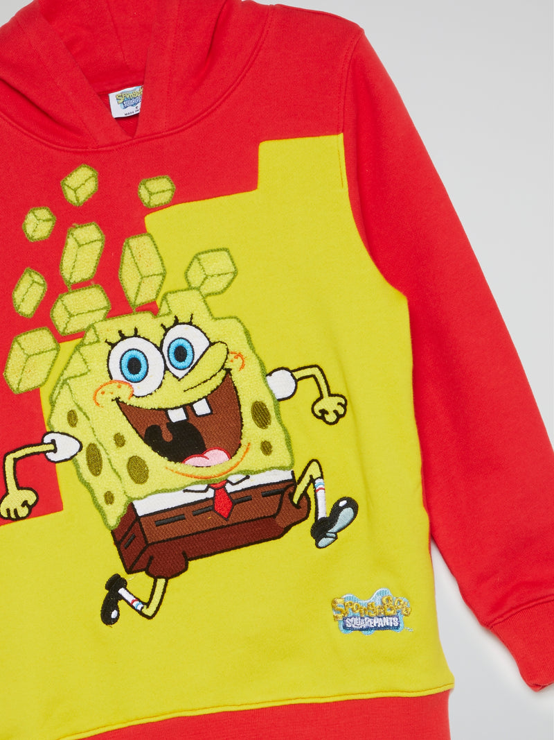 SpongeBob SquarePants Red Drawstring Hoodie (Kids)
