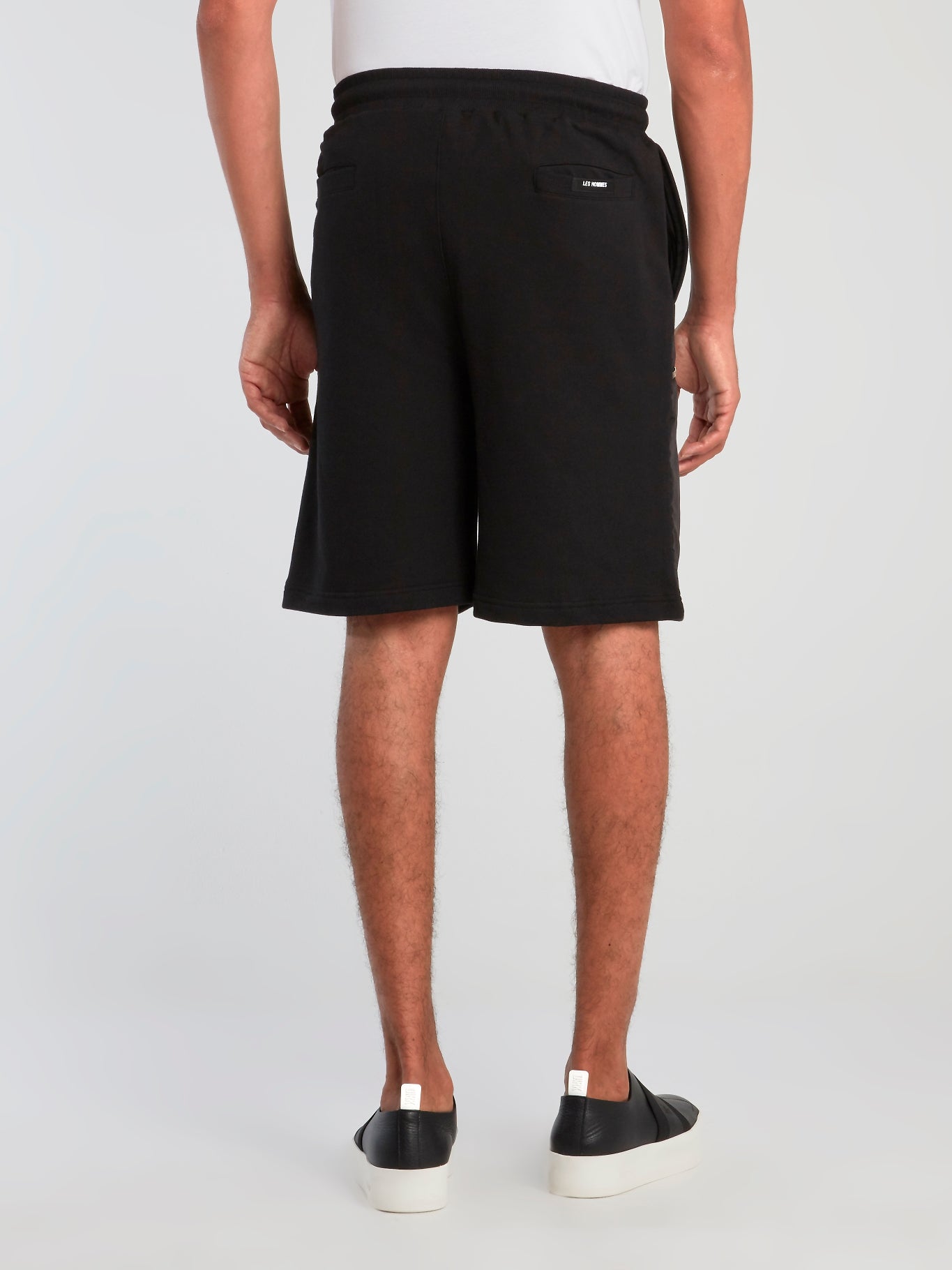 Black Zipper Pocket Core Shorts