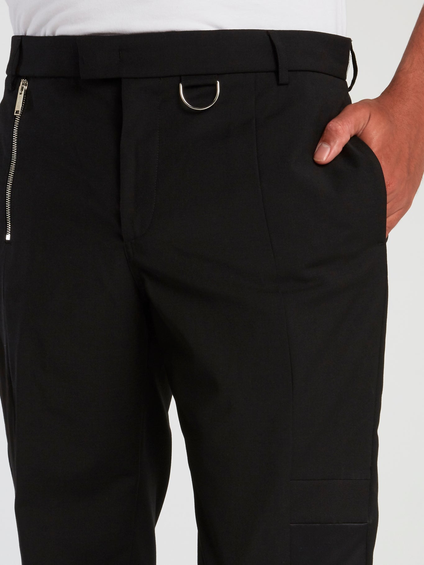 Black Slim Fit Suit Trousers