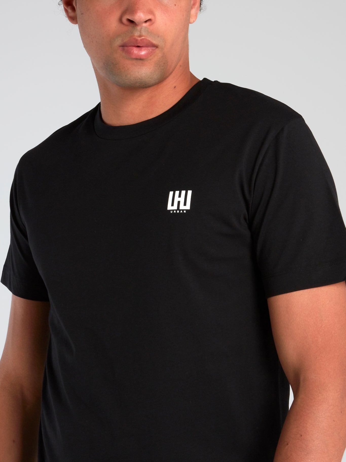 Black Rear Arrow Print T-Shirt