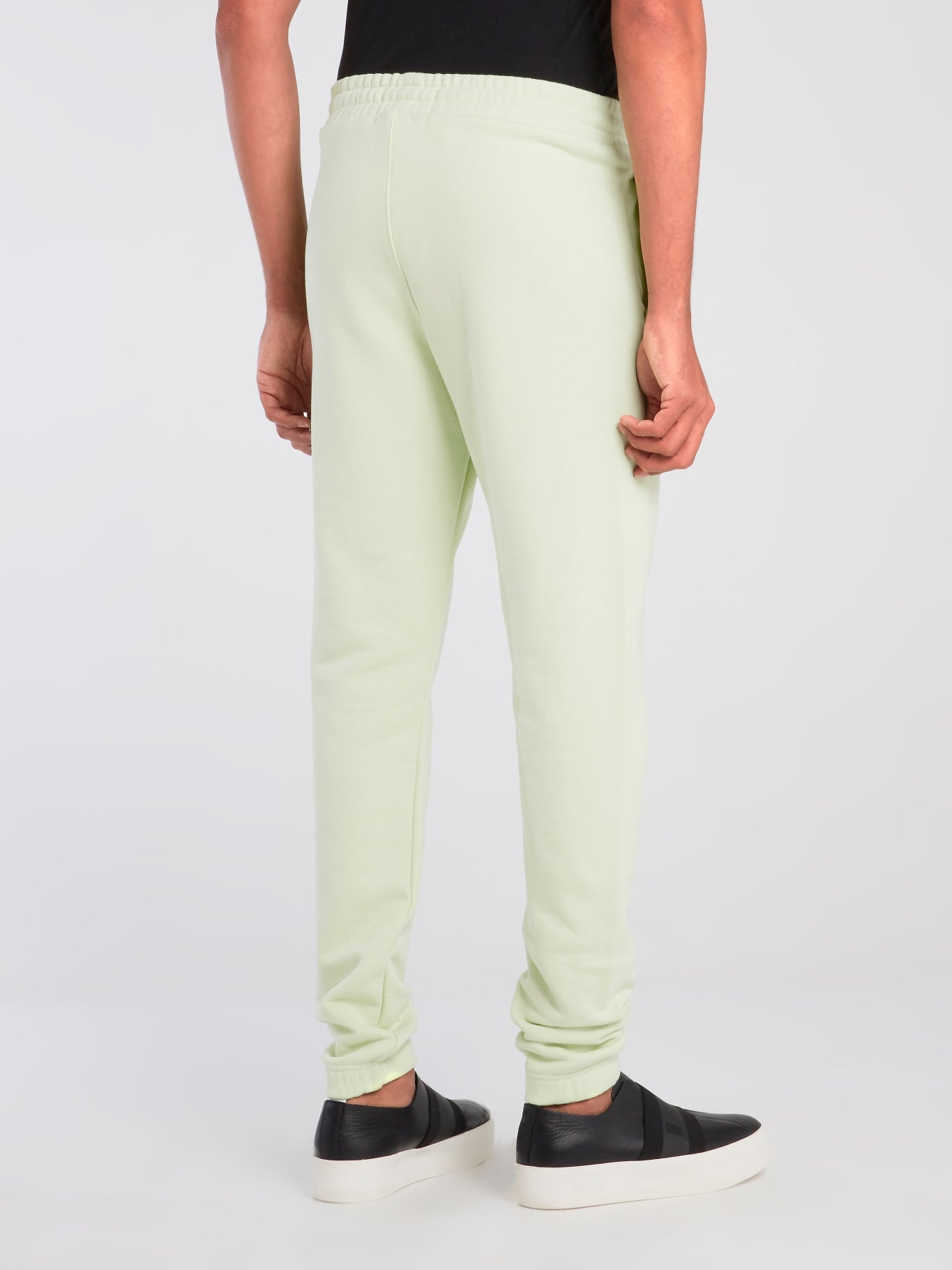 Green Logo Print Core Pants
