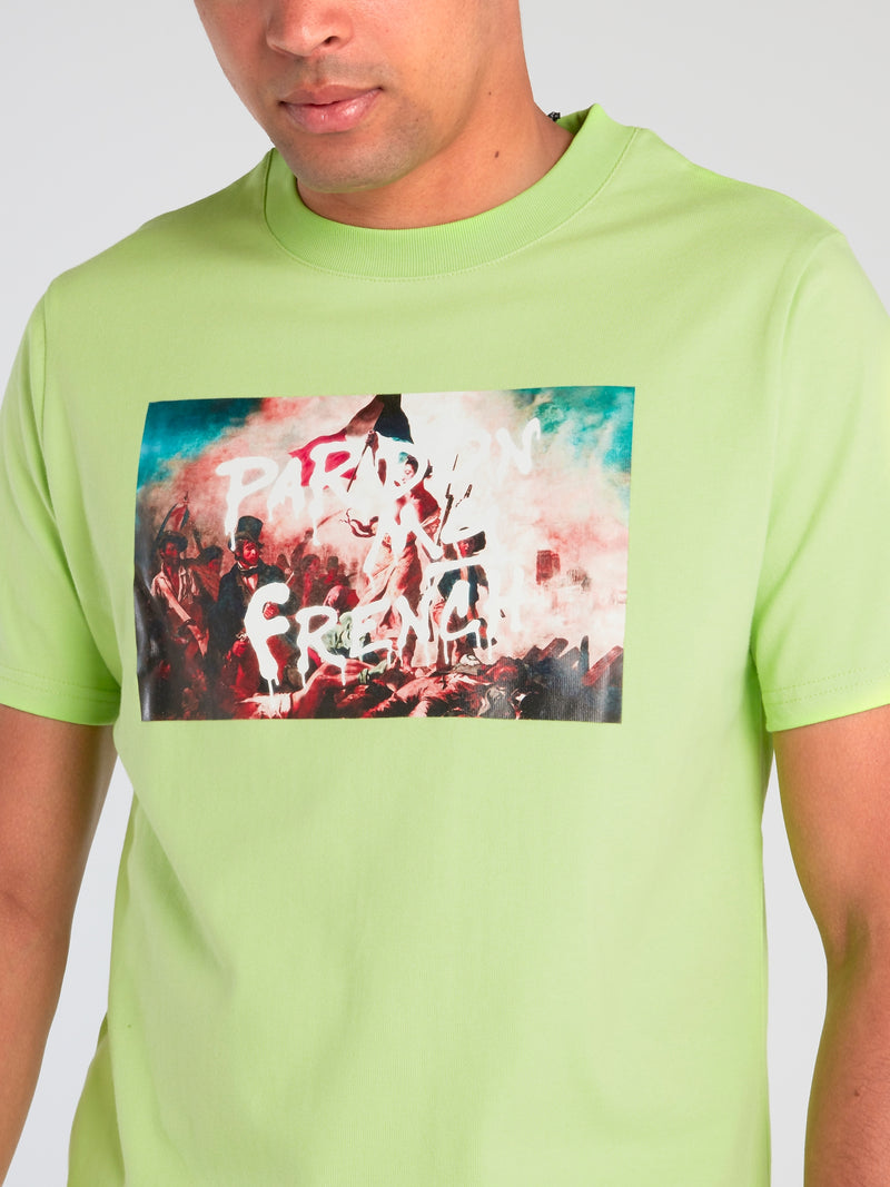 Green Graphic Print T-Shirt