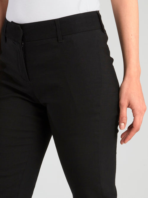 Black Slim Fit Trousers