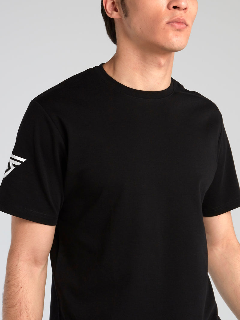 Black Logo Print Core T-Shirt