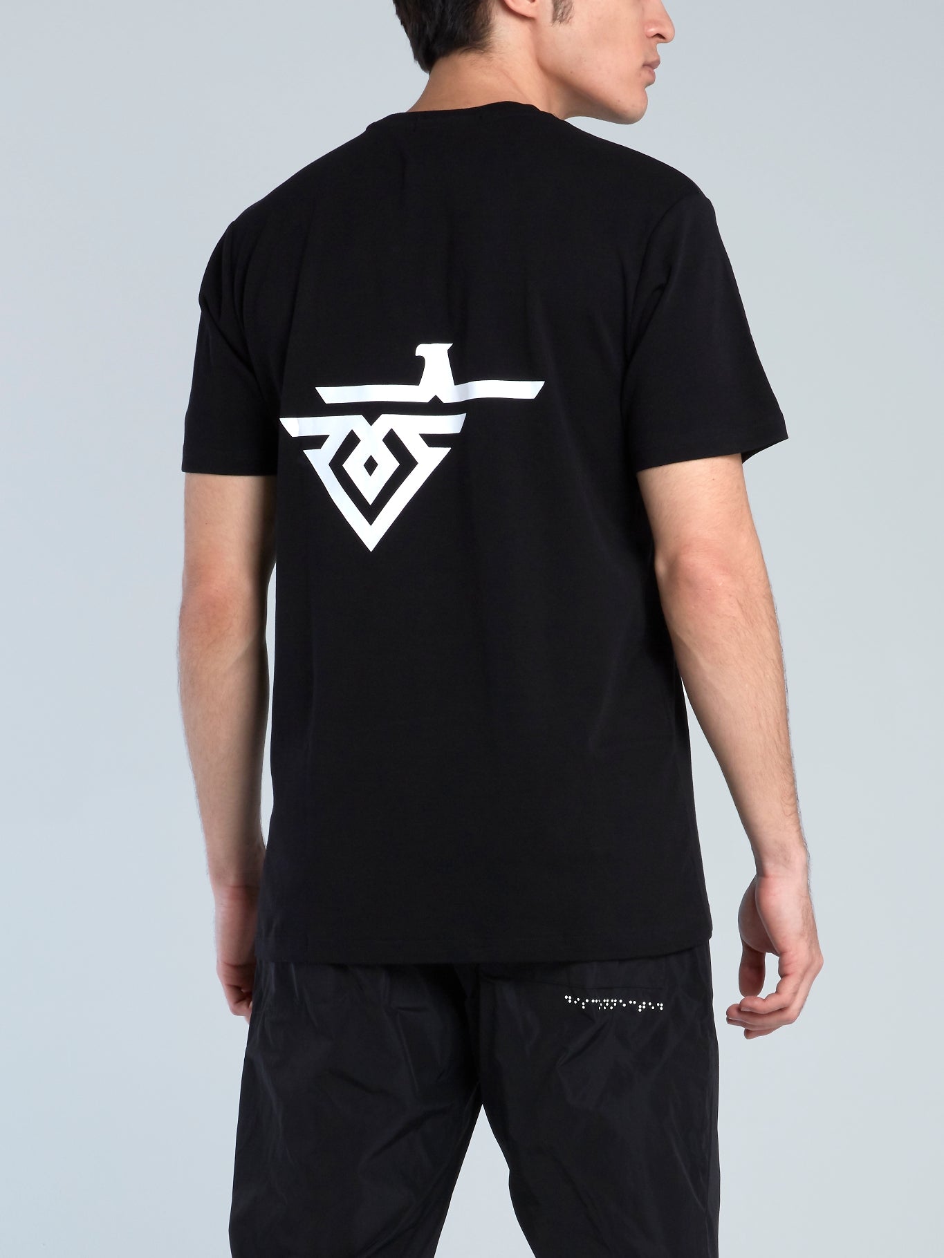 Black Shifted Logo T-Shirt