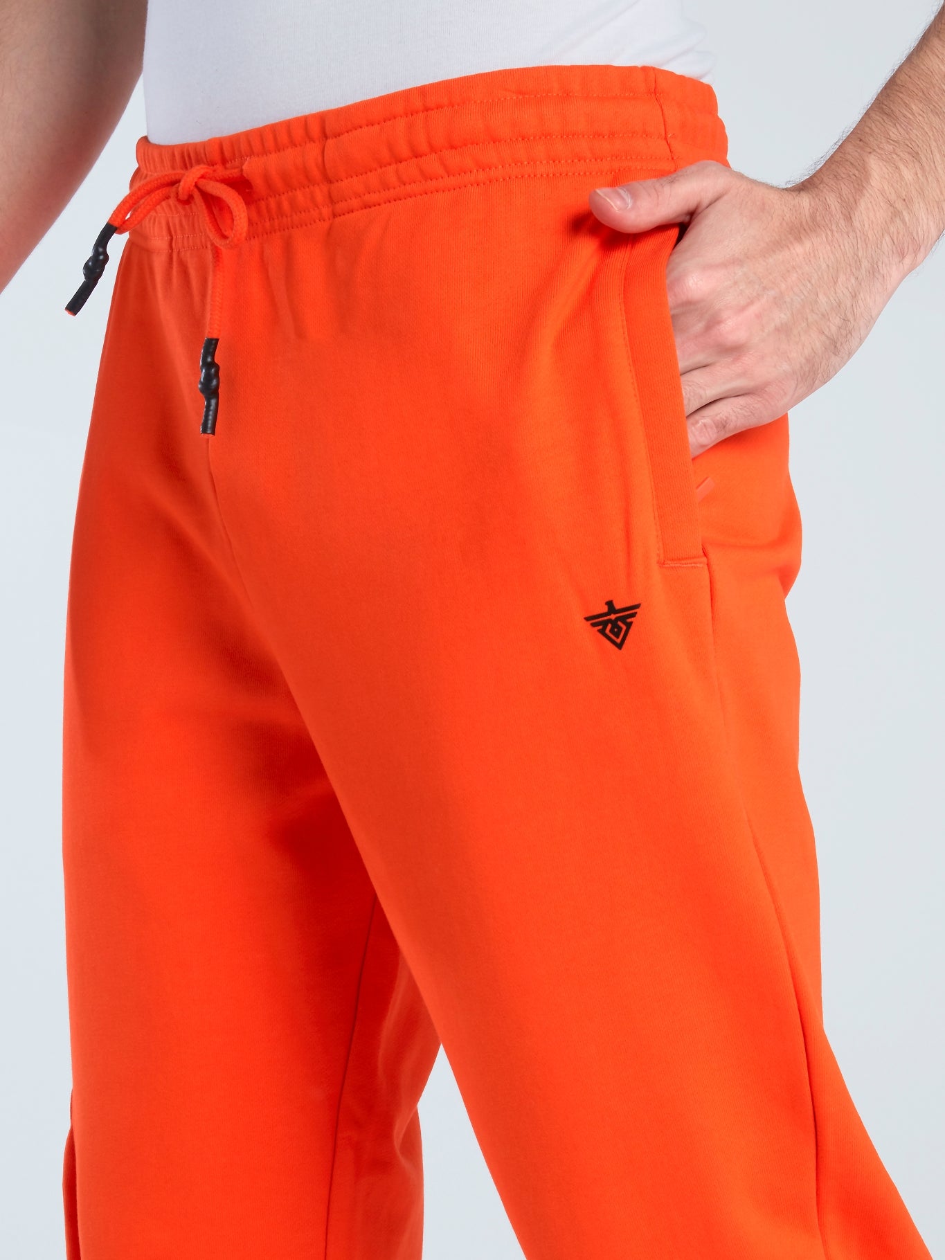Orange Cargo Core Pants
