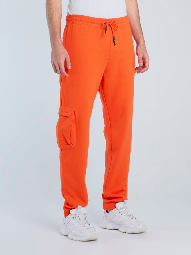 Orange Cargo Core Pants