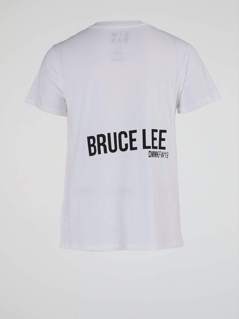 White Bruce Lee Teaser T-Shirt