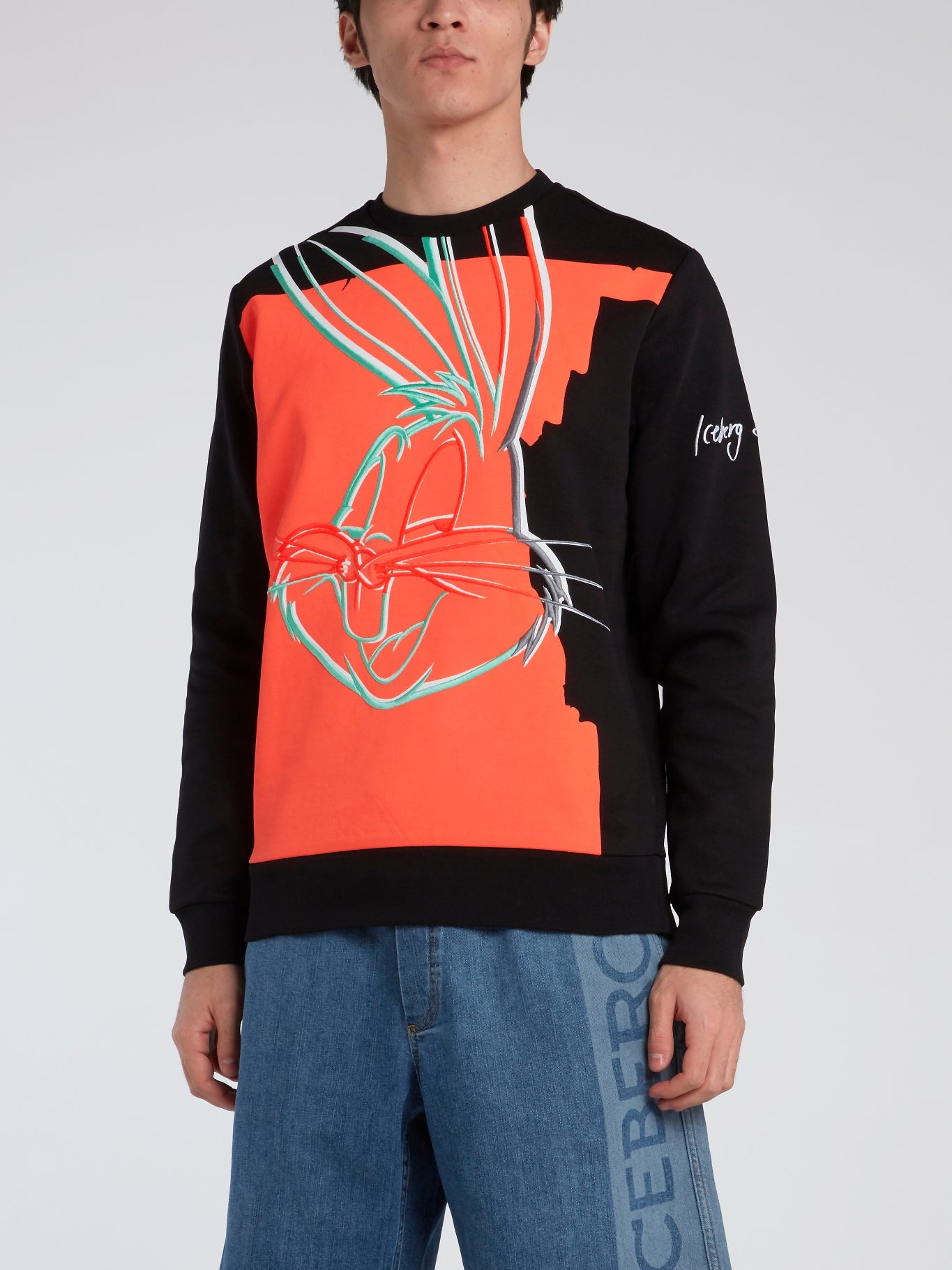 Bugs Bunny Black Crewneck Sweatshirt