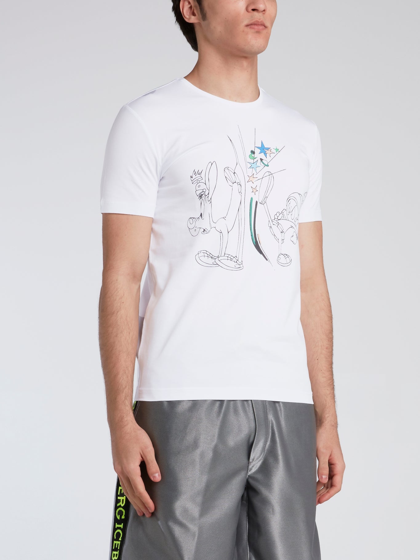 Marvin the Martian White Cotton T-Shirt