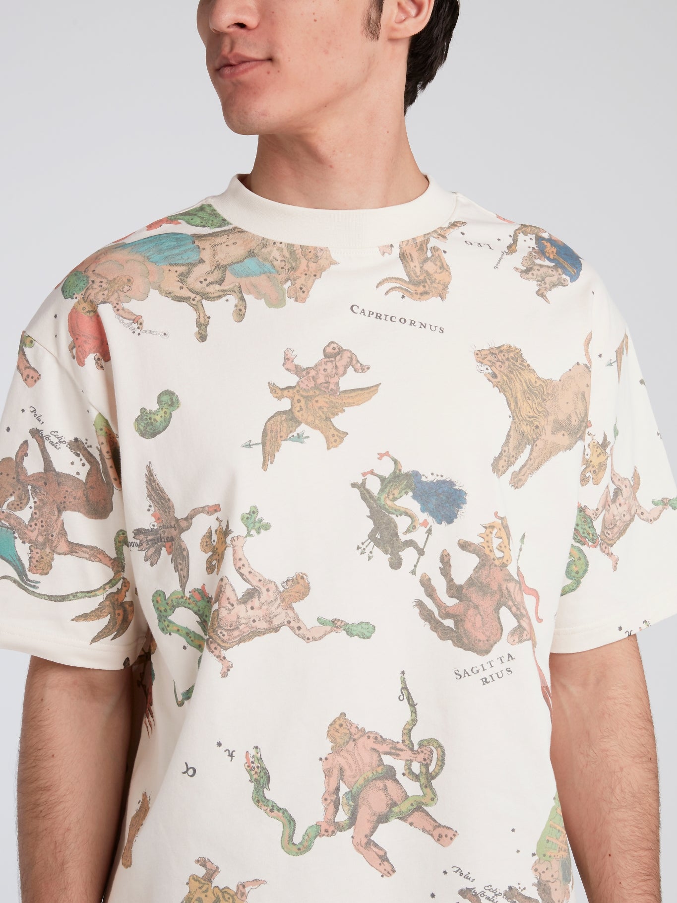 Astro Ivory All Over Printed T-Shirt
