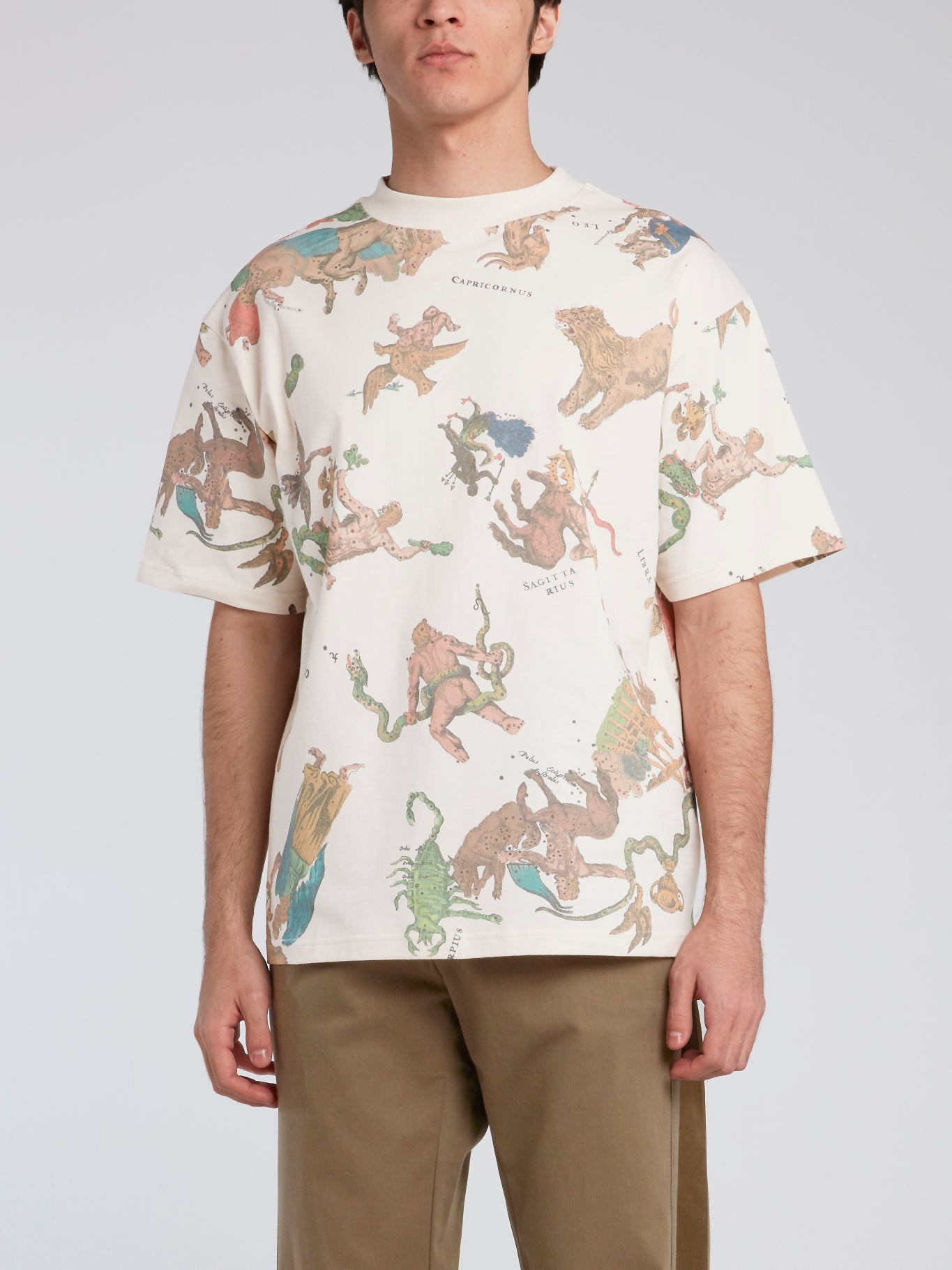 Astro Ivory All Over Printed T-Shirt