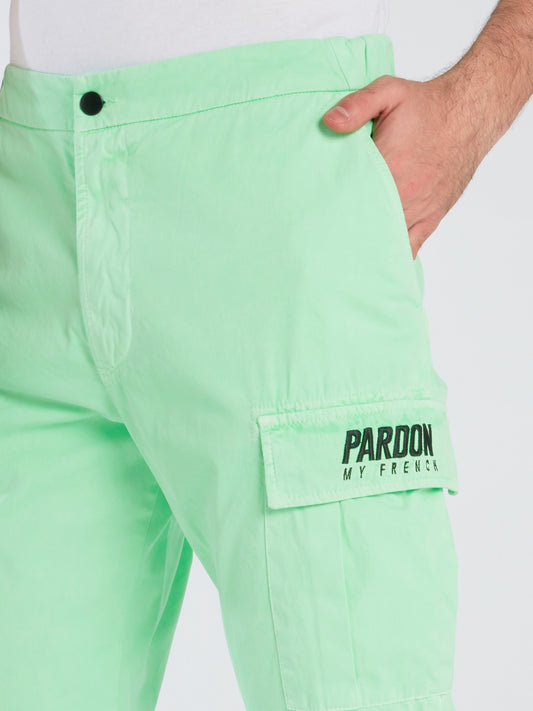 Neon Green Cargo Pants