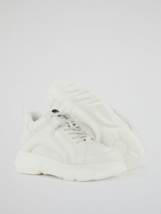 CLD Corin White Leather Sneakers