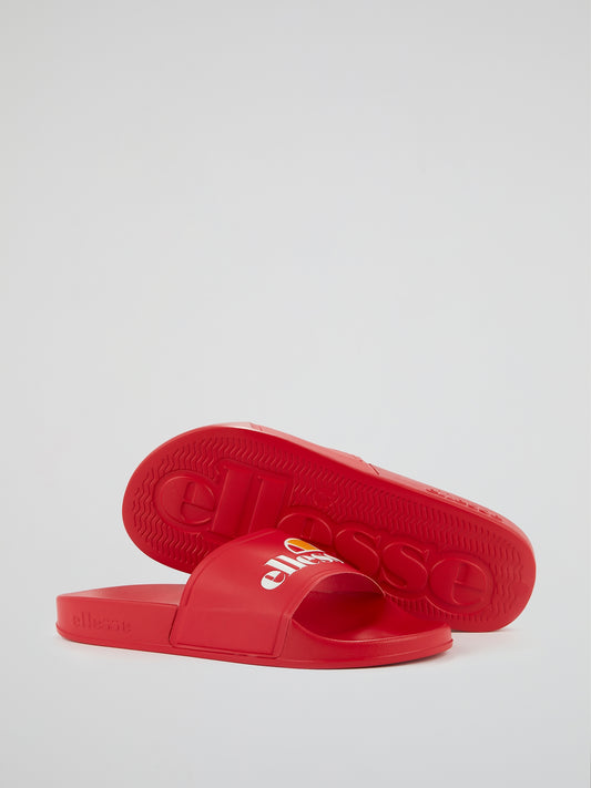 Filippo Red Contrast Logo Slides