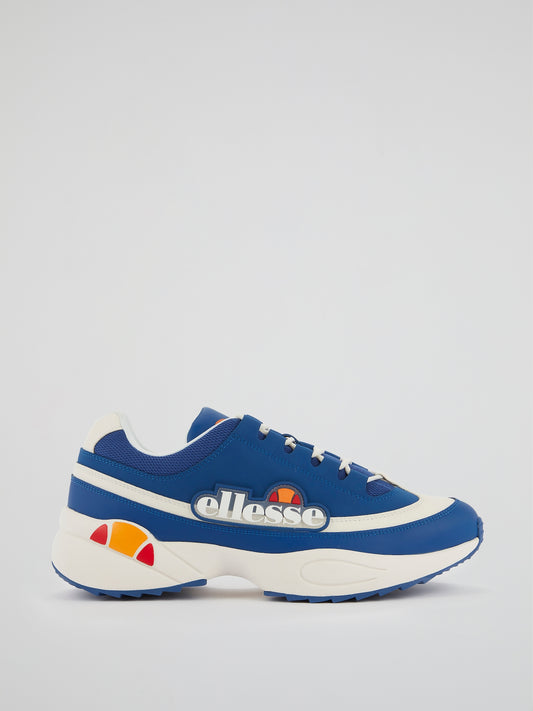 Sparta Blue Leather Sneakers