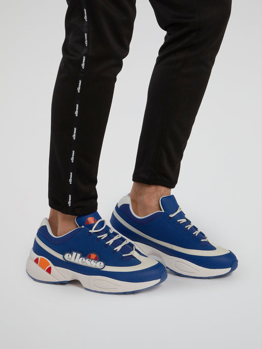Sparta Blue Leather Sneakers
