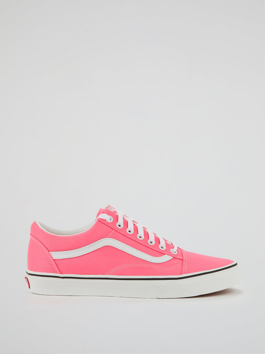 Neon Pink Old Skool Sneakers
