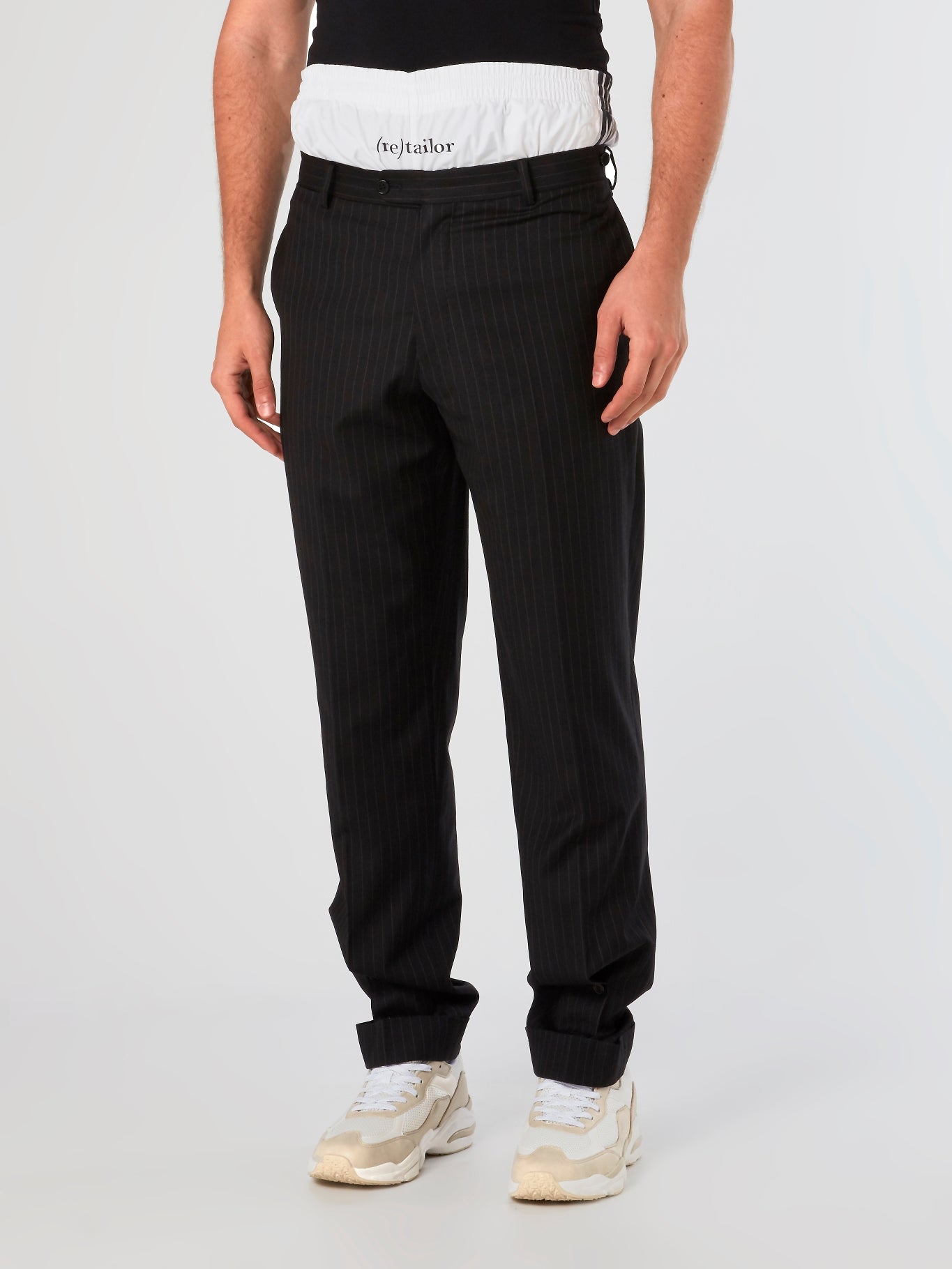 (Re)Tailor Black Chino Pants