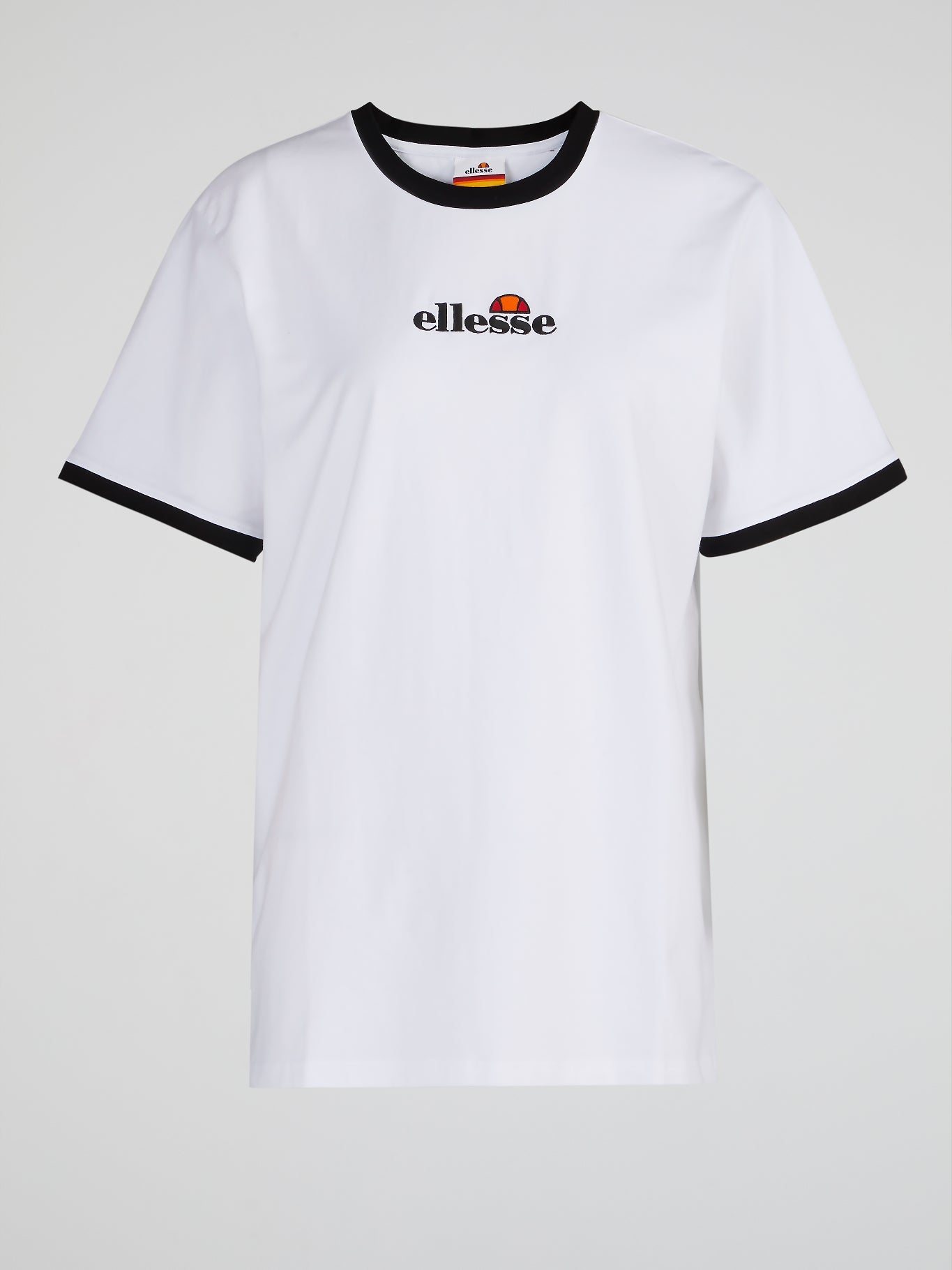 Serafina White Contrast Trim T-Shirt
