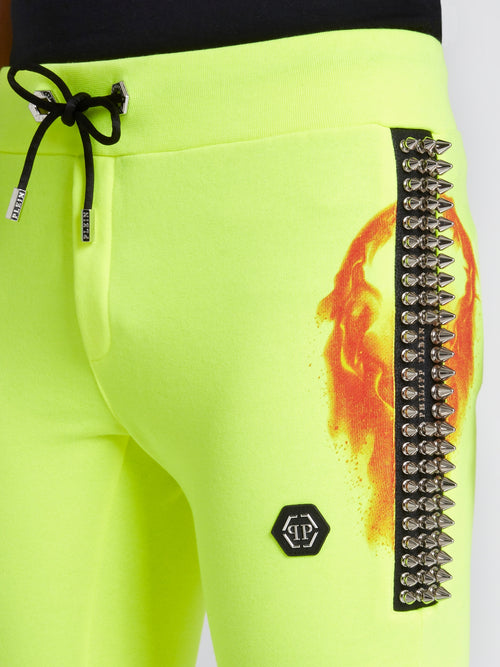 Rock PP Neon Yellow Jogging Trousers
