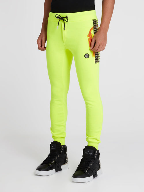 Rock PP Neon Yellow Jogging Trousers