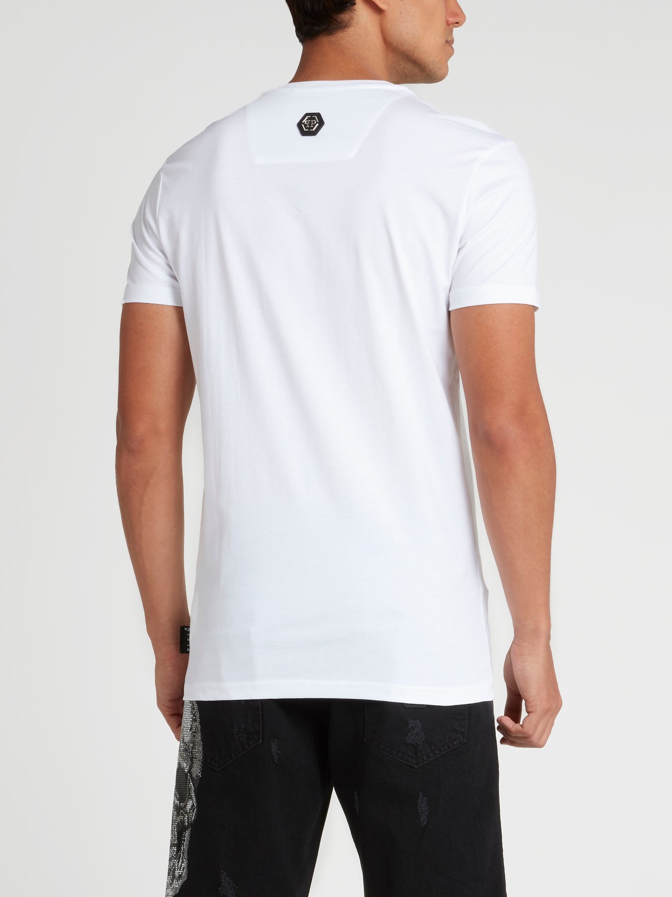 Rock PP White Studded T-Shirt